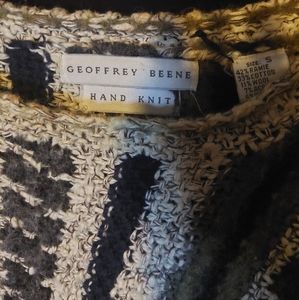 Hand knit oversized sweater Kurt Cobain